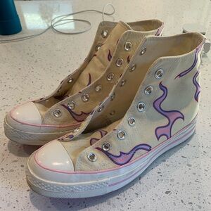 (SOLD) Converse Chuck 70 High x Golf Le Fleur Flame - Pastel Yellow